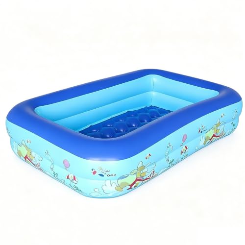 Inflatable Pools for Adults - Large Reinforced Sea Creature | Family Inflatable - Children's Backyard Grass Outdoor - Summer Aquatic Pool (140 X 90 X 45 Cm)