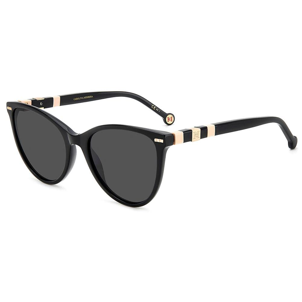 Carolina Herrera Her 0107/s KDX/IR BLACK NUDE Sunglasses Women's Acetate, Standard, 57