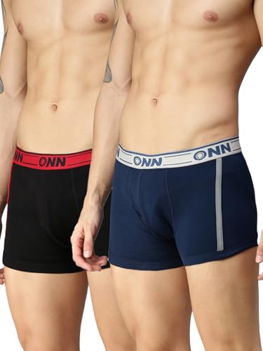 Image of ONN Men's Cotton Boxers (Pack of 2) (Colors May Vary)
