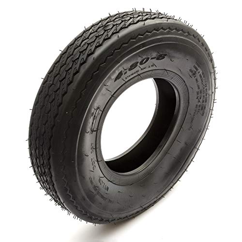 Trailer Tyre 4.80/4.00-8 4 Ply Fits 8'' Rims Max Load 265kg Rated 81mph Off Road (Not Road Legal)