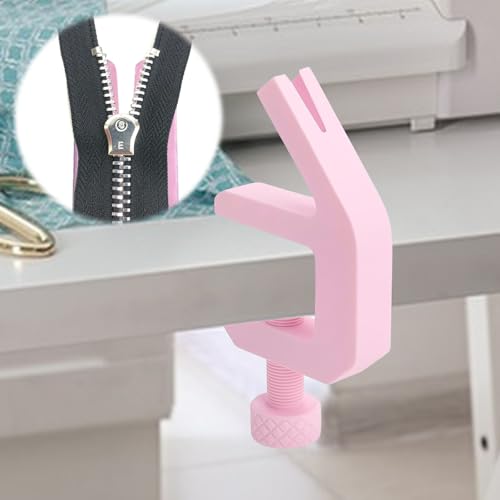 Zipper Einfädler für Endlos Reißverschluss Rosa Zipper Einfädelhilfe Schieber Reißverschluss Einfädler Reisverschluss-Zipper Ersatz für Nähprojekte, kleine Bastelarbeiten und Patchwork-Enthusiasten