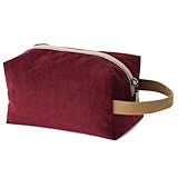 BBORGDC Stylish Corduroy Cosmetic Pouch for Girls - Compact Travel Toiletry Organizer, Cute Zippered Makeup Case, Portable Mini Beauty Bag for Women, Purses for Women Clearance