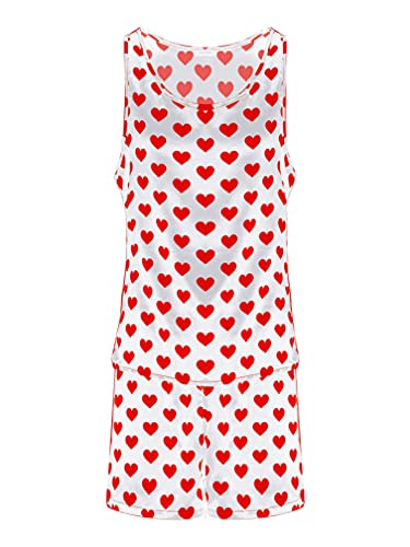 Ranrann Set di Pigiami Corti Pigiama Natalizio