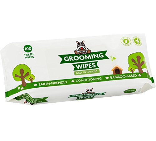 Pogi's Grooming Wipes - 100 Hypoallergenic Pet Wipes for Dogs & Cats