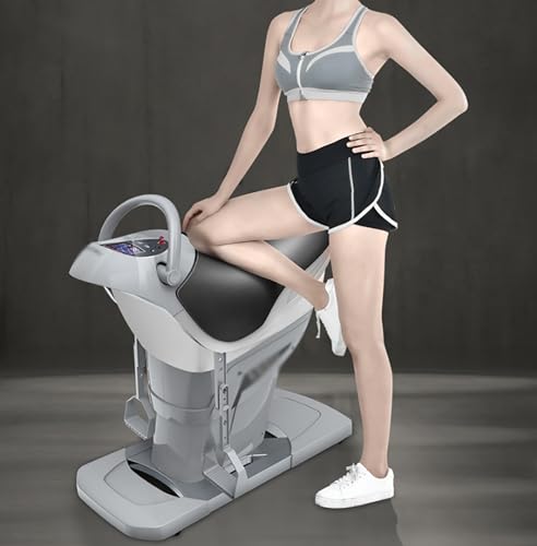 Máquina eléctrica para montar a caballo de 200 W con pantalla LCD, 20 ajustes de velocidad, capacidad de carga de 330 libras para cintura, piernas y caderas