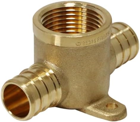 Té (raccord En T) En Laiton Sans Plomb XFITTING - Dimensions 3/4 X 1/2 X 3/4 Pour Système Pex A Expansion