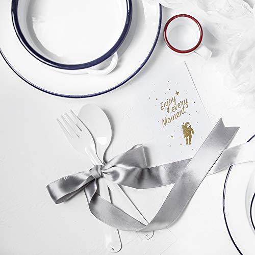Image of Solid Color Double Faced Silver /Grey Satin Ribbon 1 /4 inch X 50 Yards, Ribbons Perfect for Crafts, Wedding Decor, Bow Making, Sewing, Gift Package Wrapping and More