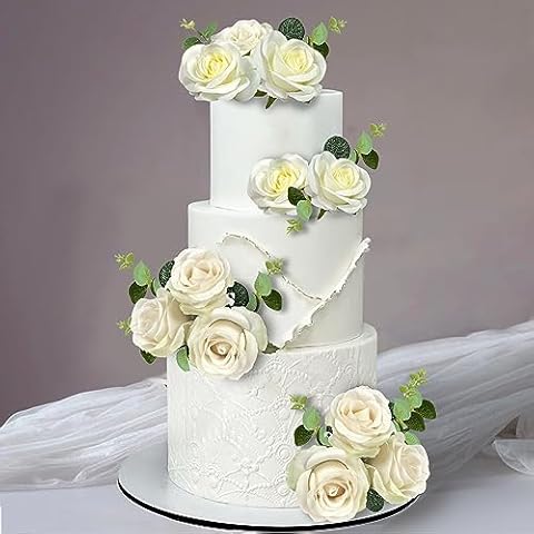 DRWATE Boho Flower Cake Toppers Cover