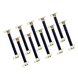 DECORNIJIA 10個金属製内部 フレーム スプリングクリップ ハンドバッグヒンジ 用縫製アクセサリー ブロンズカラー