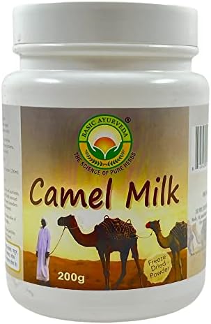 Basic Ayurveda Camel Milk Powder 200G | Pure Natural Camel Milk Supplement Rich in Nutrients for Immunity & Daily Wellness