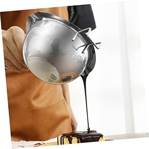 Olla para derretir chocolate y mantequilla de acero inoxidable miniatura 7