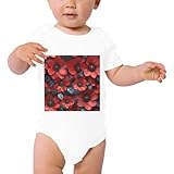 HXshaoye modern 3D floral red black Cotton Boy Romper Jumpsuit 1 Piecing Outfit for Summer Button Ropa Para Bebes Varon 24M
