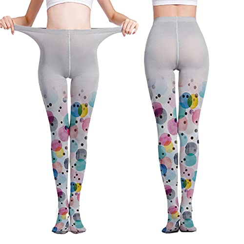Image of Sahabowi Women Tights, Sheer High Waist Pantyhose, Vintage Control Top Stockings