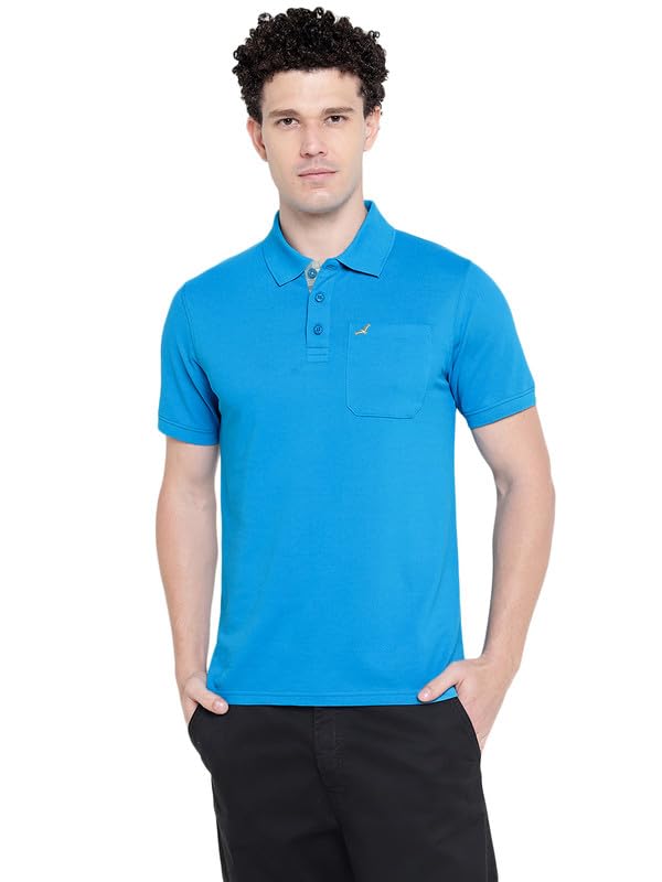 Image of AMERICAN CREW Polo Collar T-Shirt for Men with Pocket