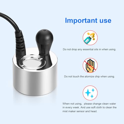 Fitnate HS0005U-274-US Mist Maker, Upgraded Fogger Water Fountain Pond Fog Machine Atomizer For Halloween Gatherings thumb #2