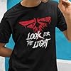 SMARTYPANTS Look for The Light T-Shirt Top Tee - Fireflies Symbol Game Inspired Gamer Console Ellie Joel Post-Apocalyptic Action Adults Kids Matching Presents Gifts (Medium, Black) #2