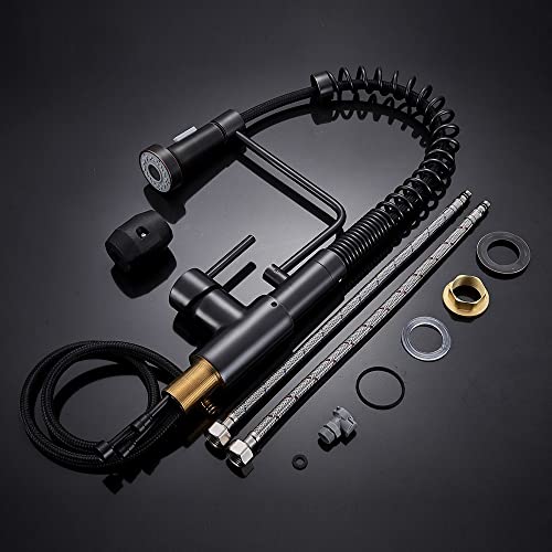 Grifo de cocina con monomando extraíble y rociador de doble función para fregadero 4