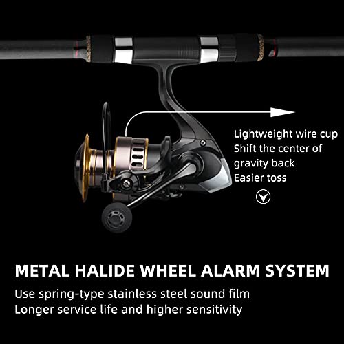 Spinnen Angelrolle,Angelrolle,Angeln Spinnrollen,Karpfen Angelrolle,Carbon Fiber Drag Freilaufrolle Karpfenrolle,Anti… – Bild 8