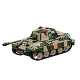 Jeamoc WW2 Military King Tiger Tank Building Block Set, 853 Pcs, Military Tiger WW2 Tank, with Soldiers, Compatible with Lego