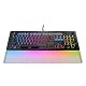 Roccat Vulcan II Max – Optisch-mechanische PC-Gaming-Tastatur mit anpassbaren RGB-Tasten und Handballenauflage, taktile Linearschalter, Aluminiumplatte, 100 m Tastenanschlag-Haltbarkeit, Schwarz