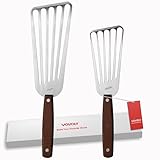 Vovoly 2-Pack Spatula with Wooden Handle