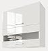 Produktbild ELDORADO-MÖBEL 80 cm Hängeschrank für die Küche Alina (1001) (Weiß-lackiert)