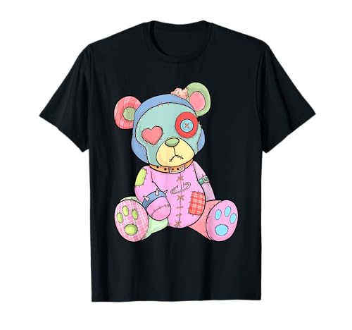 Ours en peluche japonais japonais Kawaii Menhera pastel T-Shirt