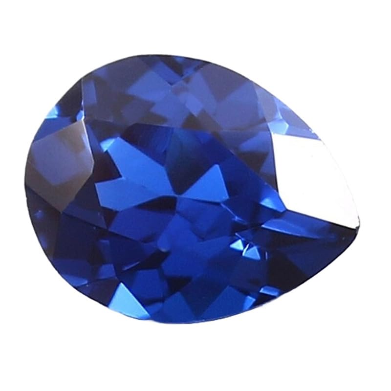 Pierre précieuse saphir bleu fin coupe étape pour bague et pendentif haut de gamme