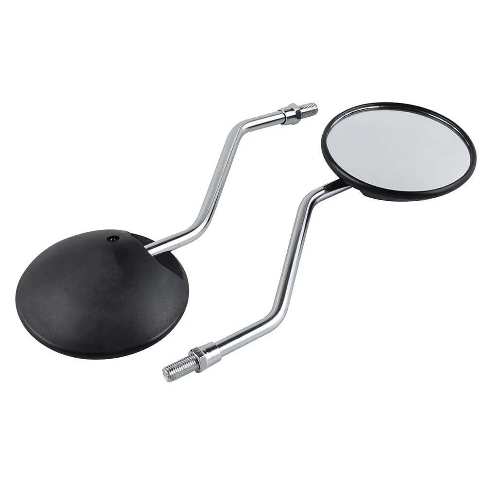 Rétroviseurs Moto Pour DT 175 250 360 400 Pour RD125 Pour RD200 Pour RD250 341-26290-10-00 Rétroviseurs Latéraux De Moto Rétroviseurs Rond Latéraux Moto