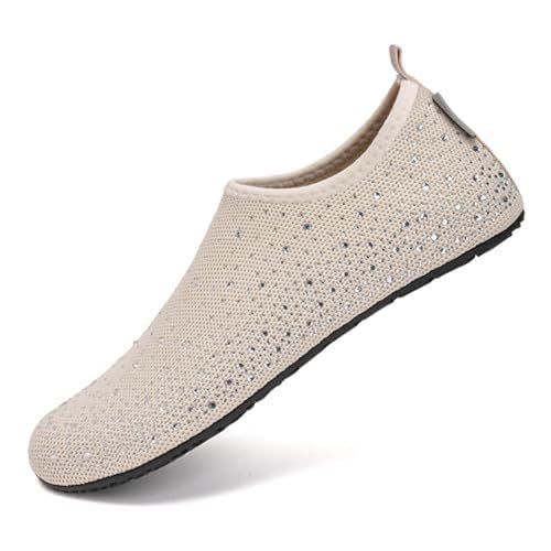 Generisch Barfußschuhe Damen - Hausschuhe Leicht Atmungsaktiv Pantoffel für...
