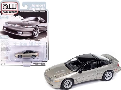 Mitsubishi Eclipse GSX 1990 Autoworld 1/64 miniature argent