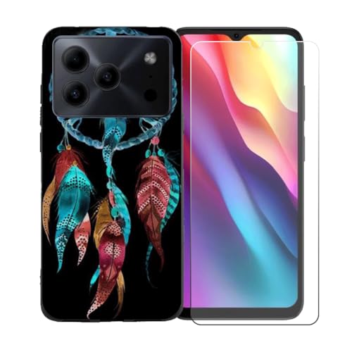 pGYDQQKJP[X Doogee Note 56x + KXXN[یtB Aȃ\tgVRP[XیTPUJo[̃P[XJo[ p Doogee Note 56x (6.56") - BST3