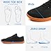 Padgene Wide Barefoot Minimalist Shoes for Women Men | Zero Drop Sole | Width Fashion Sneaker Wide Toe Box Cross-Trainer Lightweight Walking Casual Comfortable Running Shoes