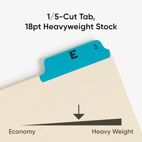 Smead 50180 Top Tab File Guides, 25 Count thumb #3
