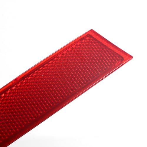 Image of X AUTOHAUX Rear Right Bumper Reflector Light Cover for BMW X3 F25 2010-2017 W /m Sport Package 63147217316 Red