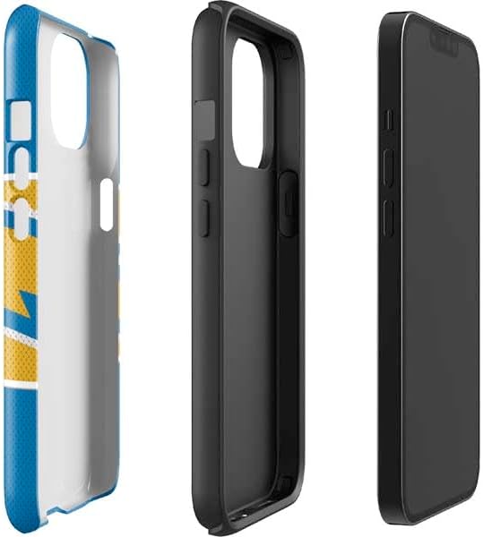 Skinit Impact Phone Case Compatible with iPhone 15 - Officially Licensed NFL Los Angeles Chargers Zone Block Design