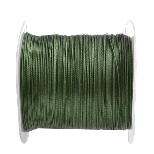 our fave Línea de pesca trenzada de 4 hilos, resistente a la abrasión, 114 m, 124 yardas, diámetro más pequeño, 8 a 35 libras, 4 hilos trenzados