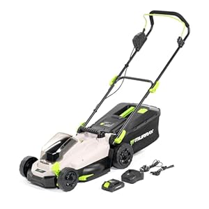 Murray Akku Rasenmäher 20V Li-Ion mit Induktionsmotor (2900/min) MU-BAT-LM33-KIT - 33 cm Schnittbreite, 5‑Stufige Höhenverstellung, 32L Netz‑Fangkorb - Mulchfunktion und Hinterauswurf