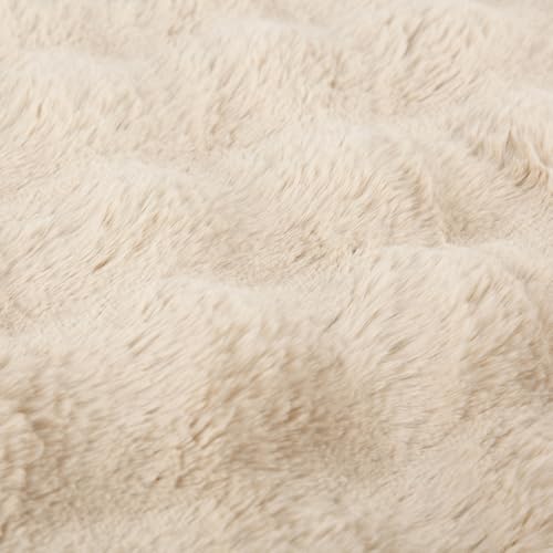 Scruffs Luxury Alpine Round Small Dog or Cat Cushion (S), Champagne - Image 4