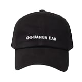 Hatphile Chihuahua Dad Black Baseball Cap
