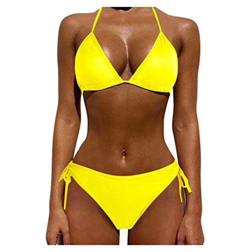 Establece tamaño Pieza Dos más Mujeres Bikini Traje de baño Push Beachwear Traje de baño Tankinis Conjunto Partes De...