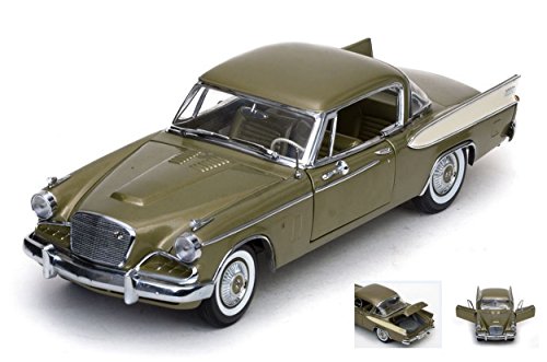 Sunstar SS6150 Studebaker Golden Hawk 1957 Tiara Gold 1:18 MODELLINO Die Cast Compatible con