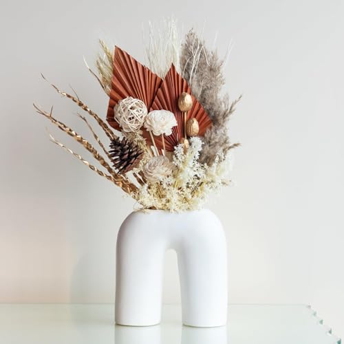 Image of Golden Sunset Bunch Dried Flowers for Vase| Natural Dried Flower | Eco-Friendly Dry Flowers Bouquet for Living Room, Home, Office, Table Corner Decor & Craft Items (Without Vase)