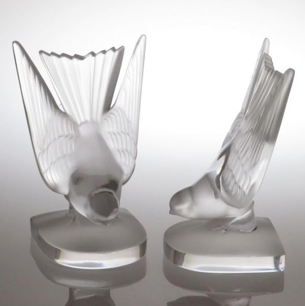 ラリック ブックエンド ツバメ ブックスタンド 本立て　オブジェ　LALIQUE ラリック ブックエンド ツバメ ブックスタンド 本立て オブジェ