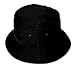 Decky Cotton Bucket Hat - Black Small / Medium