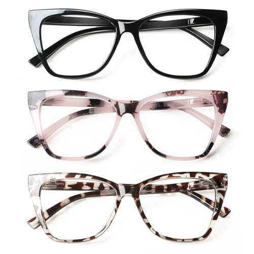 ZOECENT Oversized Cat Eye Reading Glasses