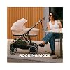 Cybex e-Gazelle S Electronic Assist Stroller Gazelle S Single-to-Double Electric Stroller, Smart Assist, Rocking Mode, 20+ Configurations & Compact Fold, Silver Frame with Stone Grey Seat