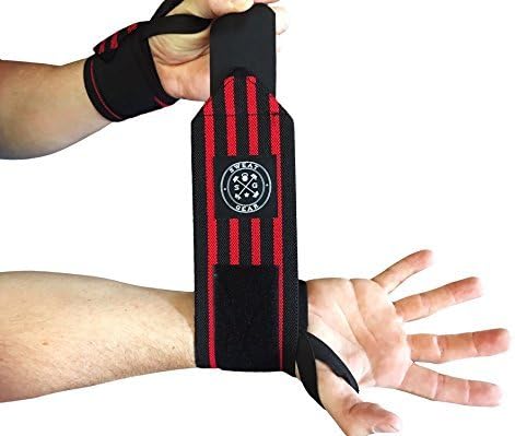SweatGear Premium Wrist Wraps. Best for Lifting, Crossfit, Wrist Support, Fitness, Stability and Support.