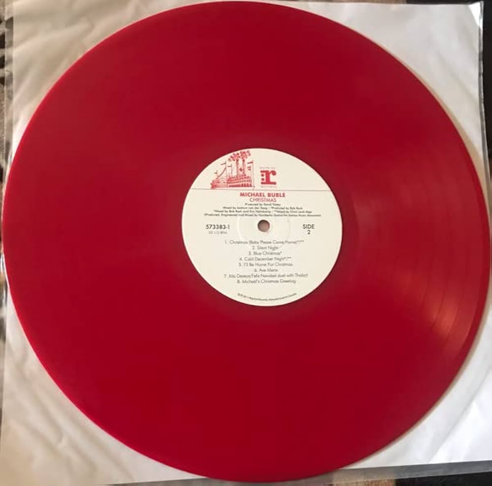 邦楽 Christmas Songs Red Colored Vinyl Michael Bublé - Christmas (Limited Edition 140g Red Vinyl