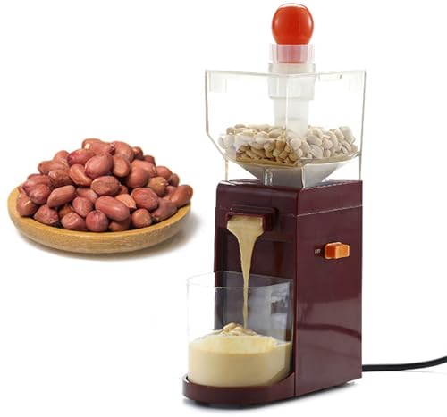 Comparison: Best Food Processor To Make Peanut Butter 7 Mini Machine Peanut Butter Maker, Electric Peanut Grinder 120W Strong Motor Power Food Processor for Peanuts Cashews Coffee Hazelnuts